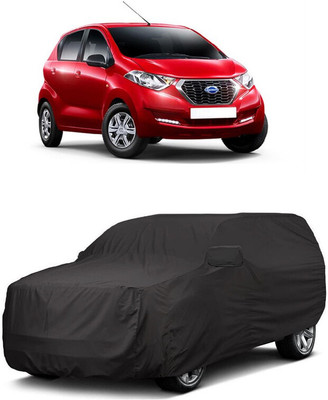 ANTOFY Car Cover For Datsun Redi-Go AMT 1.0 S Petrol (With Mirror Pockets)(Grey)
