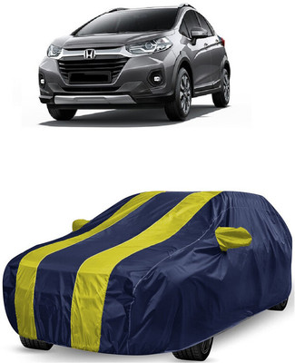 ANTOFY Car Cover For Honda WRV i-DTEC V Diesel (With Mirror Pockets)(Yellow, Blue)