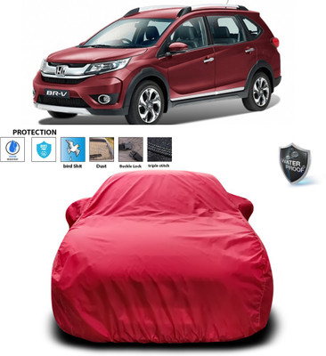 CODOKI Car Cover For Honda Brio (With Mirror Pockets)(Maroon)
