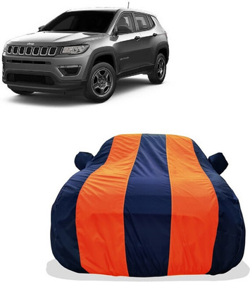 Tricway Car Cover For Jeep Compass 2.0 Bedrock (With Mirror Pockets)(Orange)