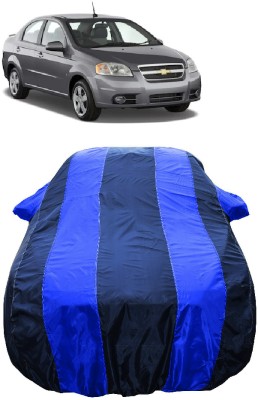 Wegather Car Cover For Chevrolet Aveo (With Mirror Pockets)(Blue)