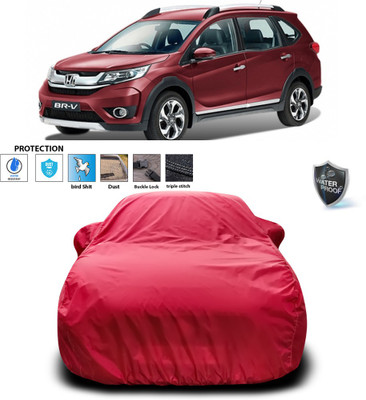 CODOKI Car Cover For Honda BR-V (With Mirror Pockets)(Maroon)