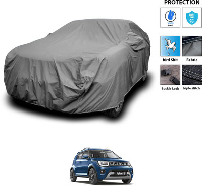CODOKI Car Cover For Maruti Ignis (With Mirror Pockets)(Grey)