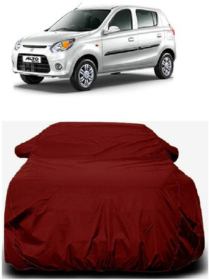 Autoprime Car Cover For Maruti Suzuki Alto 800 Std Optional (With Mirror Pockets)(Maroon)
