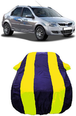 Wegather Car Cover For Mahindra E Verito D6 Electric (With Mirror Pockets)(Yellow)