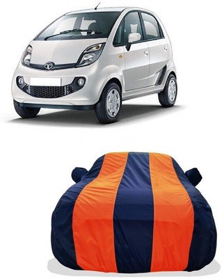 Tricway Car Cover For Tata Nano XMA (With Mirror Pockets)(Orange)