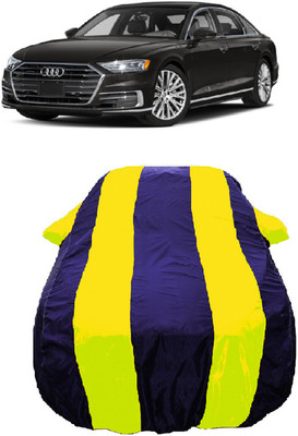 Wegather Car Cover For Audi A8 L 60 TFSI Quattro (With Mirror Pockets)(Yellow)