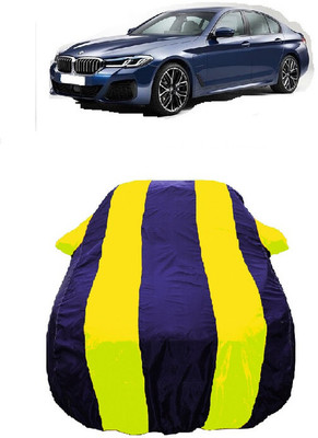 Wegather Car Cover For BMW 5 Series 530i M Sport Petrol (With Mirror Pockets)(Yellow)