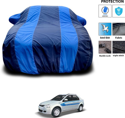 PAGORA Car Cover For Mahindra E Verito D2 (With Mirror Pockets)(Blue)