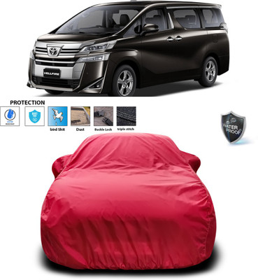 PAGORA Car Cover For Toyota Vellfire (With Mirror Pockets)(Maroon)