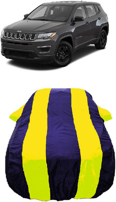 Wegather Car Cover For Jeep Compass 1.4 Limited Plus Petrol (With Mirror Pockets)(Yellow)