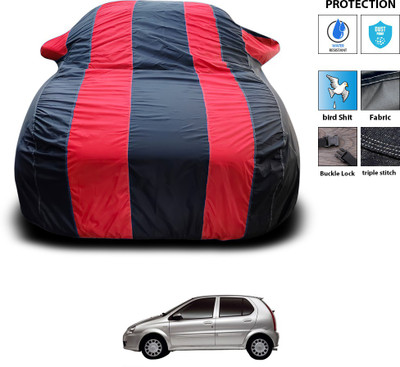 PAGORA Car Cover For Tata Indica V2 (With Mirror Pockets)(Red)
