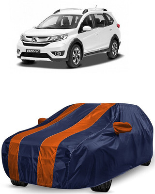 ANTOFY Car Cover For Honda BRV i-VTEC S MT (With Mirror Pockets)(Orange, Blue)