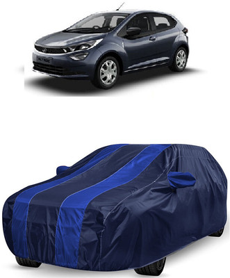 ANTOFY Car Cover For Tata Altroz XT Petrol (With Mirror Pockets)(Blue, Blue)