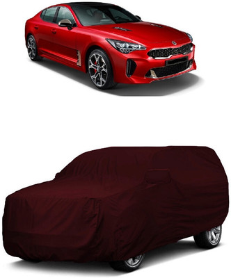 ANTOFY Car Cover For Kia Stinger GT (With Mirror Pockets)(Maroon)