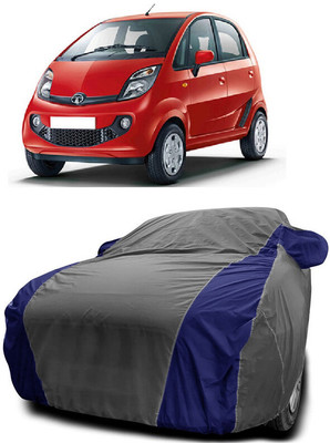 Autoprime Car Cover For Tata Nano XT (With Mirror Pockets)(Grey, Blue)