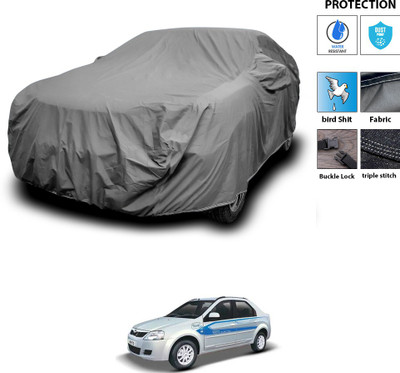 PAGORA Car Cover For Mahindra E Verito D2 (With Mirror Pockets)(Grey)