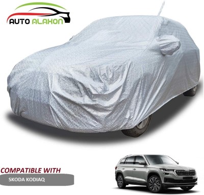 AUTO ALAXON Car Cover For Skoda Kodiaq (With Mirror Pockets)(Silver)