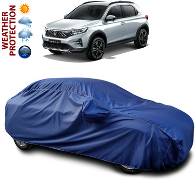 CODOKI Car Cover For Honda WRV Edge Edition i-VTEC S Petrol (With Mirror Pockets)(Blue)