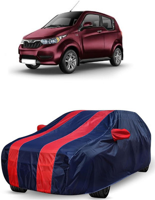 ANTOFY Car Cover For Mahindra e2oPlus P6 (With Mirror Pockets)(Red, Blue)