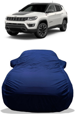 Wegather Car Cover For Jeep Compass Trailhawk 4x4 Diesel (With Mirror Pockets)(Blue)