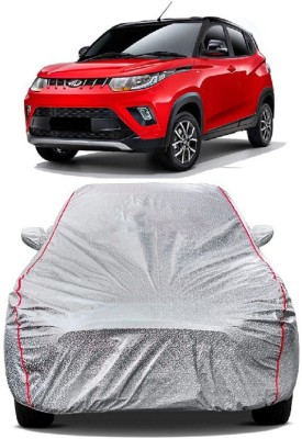 SUGASHRI Car Cover For Mahindra KUV100 mFALCON D75 K2 Plus (With Mirror Pockets)(Silver)