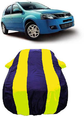 Wegather Car Cover For Mahindra E Verito D4 Electric (With Mirror Pockets)(Yellow)