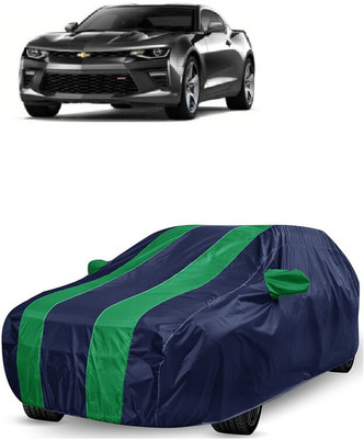 ANTOFY Car Cover For Chevrolet Camaro 6.2L (With Mirror Pockets)(Green, Blue)