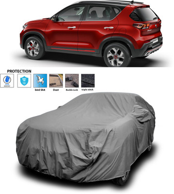 CODOKI Car Cover For Kia Sonet (With Mirror Pockets)(Grey)