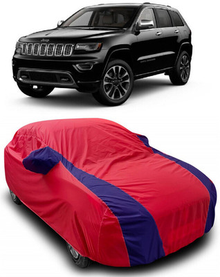 ANTOFY Car Cover For Jeep Grand Cherokee Limited 4X4 Diesel (With Mirror Pockets)(Red, Blue)