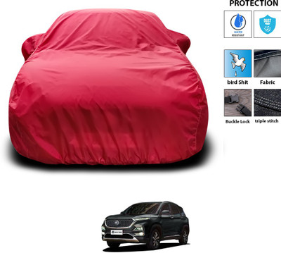 GOSHIV-car and bike accessories Car Cover For MG Hector (With Mirror Pockets)(Maroon)