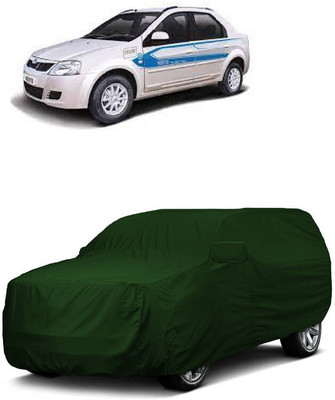 ANTOFY Car Cover For Mahindra E Verito D2 (With Mirror Pockets)(Green)