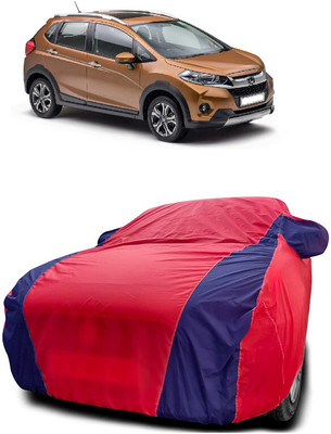 Autoprime Car Cover For Honda WRV i-VTEC S (With Mirror Pockets)(Red, Blue)