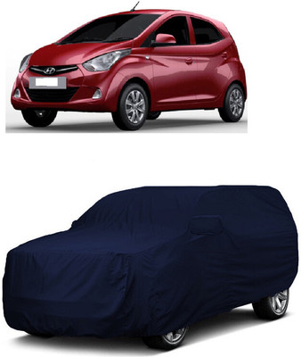 ANTOFY Car Cover For Hyundai EON D Lite Plus Option (With Mirror Pockets)(Blue)