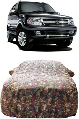 Wegather Car Cover For Tata Safari VTT EX (With Mirror Pockets)(Multicolor)