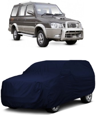 ANTOFY Car Cover For ICML Extreme Winner CRDFi AC M Stg 9Seater BSIV (With Mirror Pockets)(Blue)