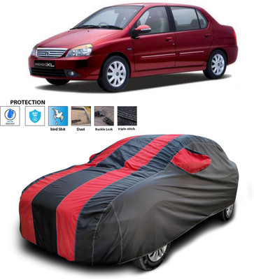 GOSHIV-car and bike accessories Car Cover For Tata Indigo XL (With Mirror Pockets)(Red)