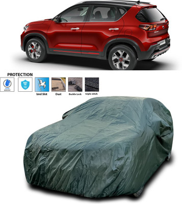 PAGORA Car Cover For Kia Sonet (With Mirror Pockets)(Green)