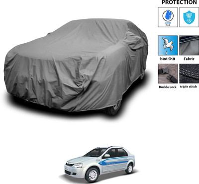 PAGORA Car Cover For Mahindra E Verito D2 (With Mirror Pockets)(Grey)