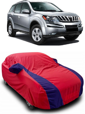 ANTOFY Car Cover For Mahindra XUV500 W6 (With Mirror Pockets)(Red, Blue)