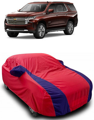 ANTOFY Car Cover For Chevrolet Tahoe 6.2L (With Mirror Pockets)(Red, Blue)