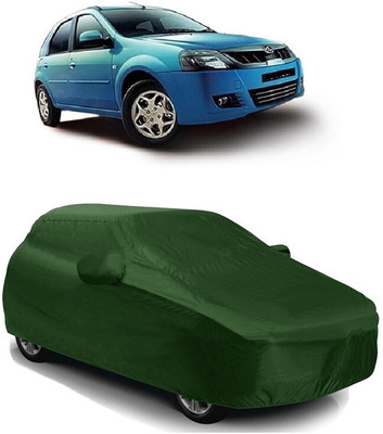 SUGASHRI Car Cover For Mahindra E Verito D4 Electric (With Mirror Pockets)(Green)