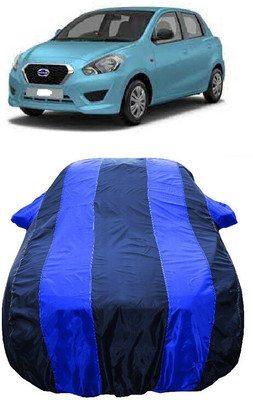 Wegather Car Cover For Datsun GO T Option (With Mirror Pockets)(Blue)