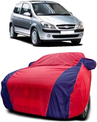 DIGGU Car Cover For Hyundai Getz GVS (With Mirror Pockets)(Red, Blue)