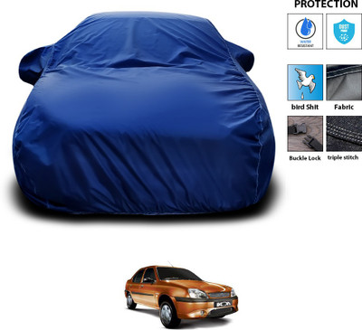 PAGORA Car Cover For Ford Ikon (With Mirror Pockets)(Blue)