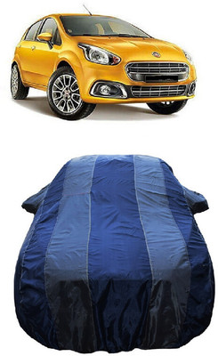 Wegather Car Cover For Fiat Punto 90-HP 1.3L Multijet (With Mirror Pockets)(Grey)