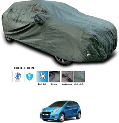GOSHIV-car and bike accessories Car Cover For Maruti Suzuki Alto 800 (With Mirror Pockets)(Green)