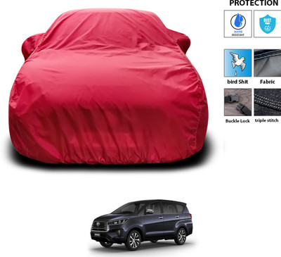 PAGORA Car Cover For Toyota Innova Crysta (With Mirror Pockets)(Maroon)