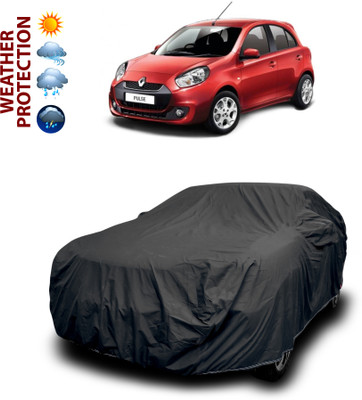 CODOKI Car Cover For Renault Pulse (With Mirror Pockets)(Black)