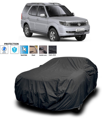 PAGORA Car Cover For Tata Safari Storme (With Mirror Pockets)(Black)